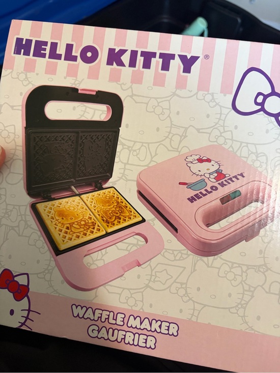 Hello Kitty Other - Hello Kitty Pink & Purple Kids Character Waffle Maker